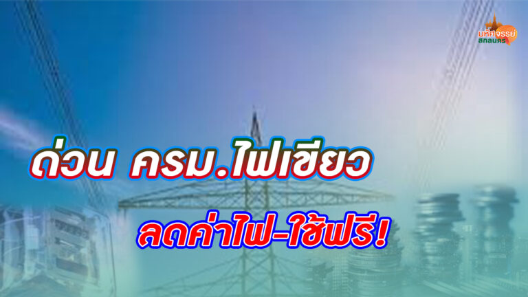 ด่วน ครม.ไฟเขียว ลดค่าไฟ-ใช้ฟรี!